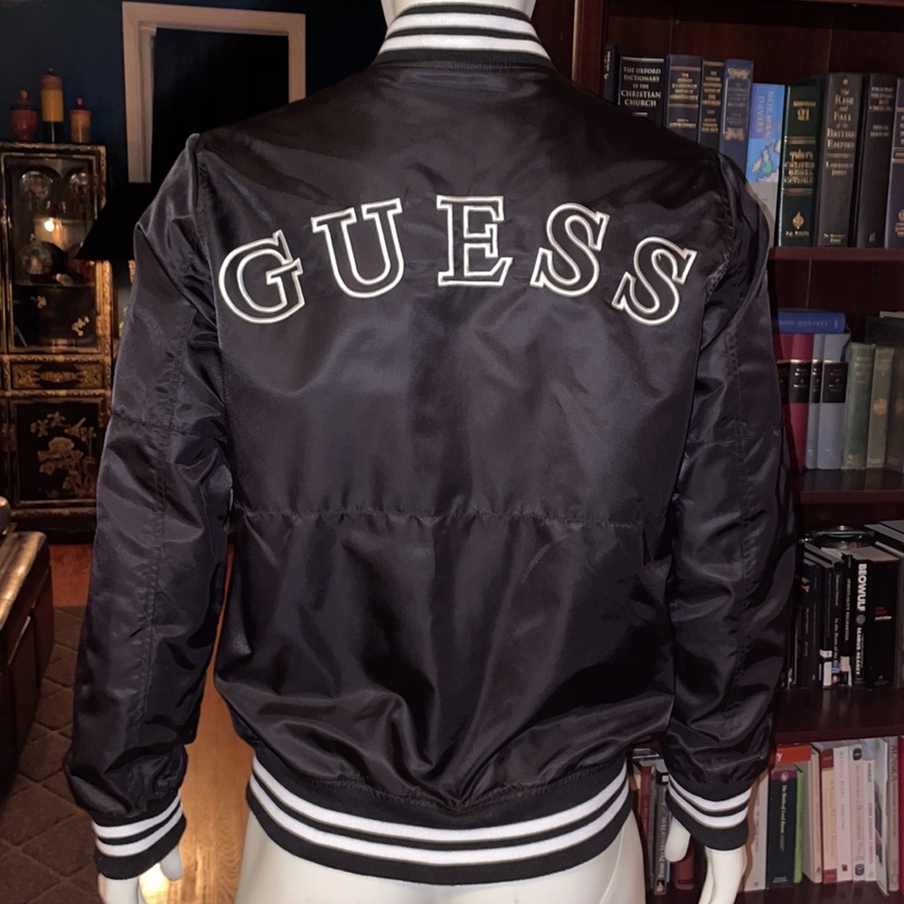 Guess Polyester Bomber Jacket - Picture 1 of 6